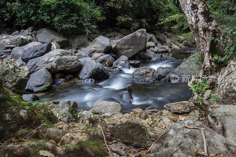 天然纯净在Kaeng Krachan国家公园，Hua Hin,Prachuap Khiri Khan省份。